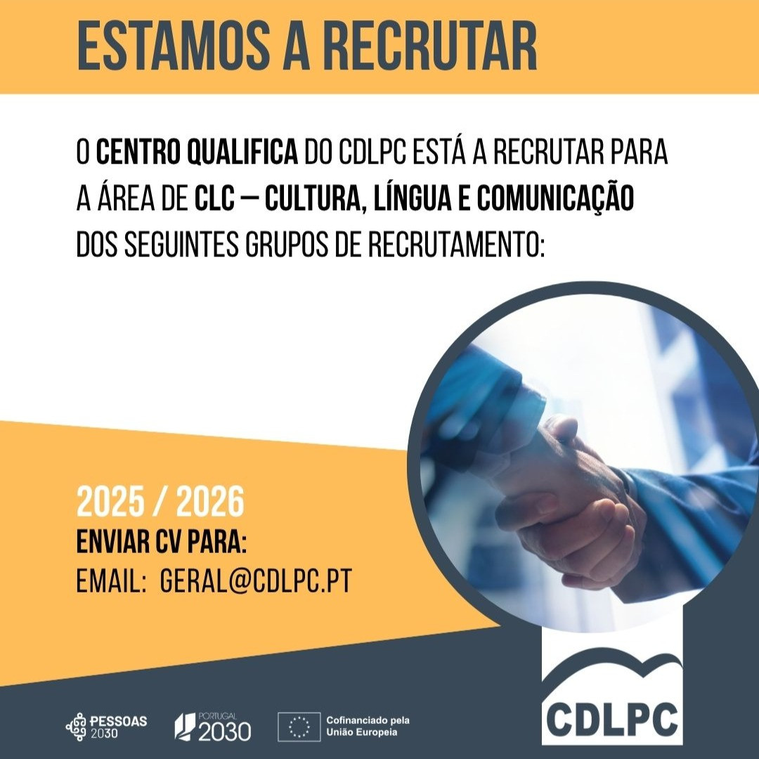 Estamos a recrutar!